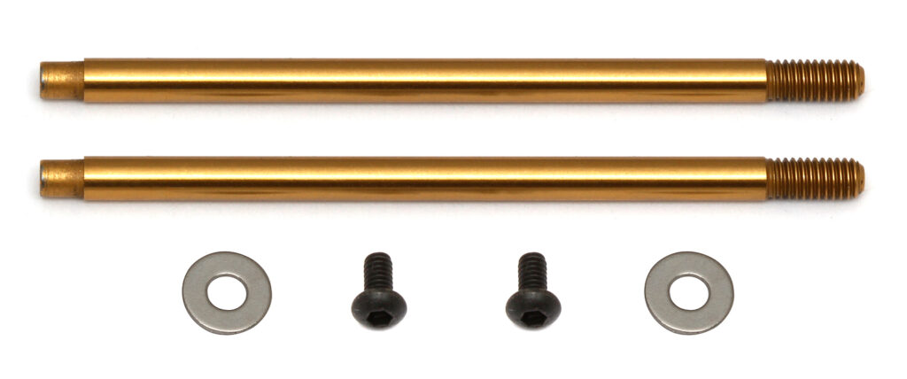 Team Associated 3x35 mm Shock Shafts (V2), TiN