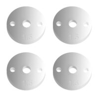 Team Associated FT 12mm Pistons V2, 2 x 1.5, flat