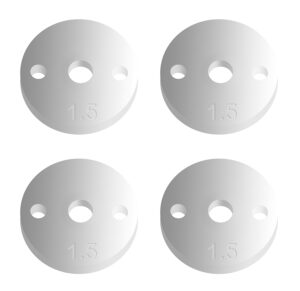 Team Associated FT 12mm Pistons V2, 2 x 1.5, flat