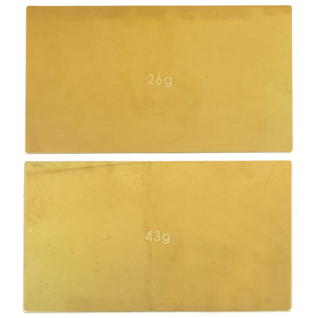 Weights 26g/43g (Battery) FT Brass (91744)
