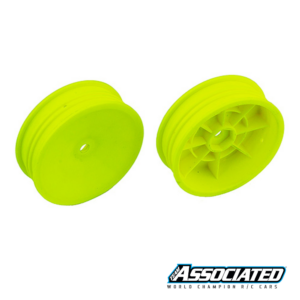 Wheels Front 2wd Slim 2.2" 12mm hex Yellow (91758)
