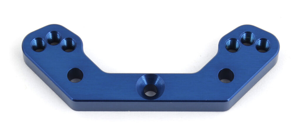 Team Associated B6.1 Rear Ballstud Mount, blue aluminum