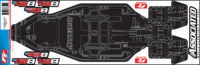 Team Associated RC10B6.2D/B6.1/B6.1D FT Chassis Protective Sheet, printed