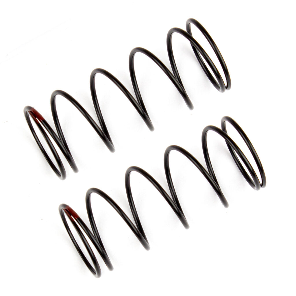 Team Associated Front Shock Springs, red, 4.60  lb in, L44mm