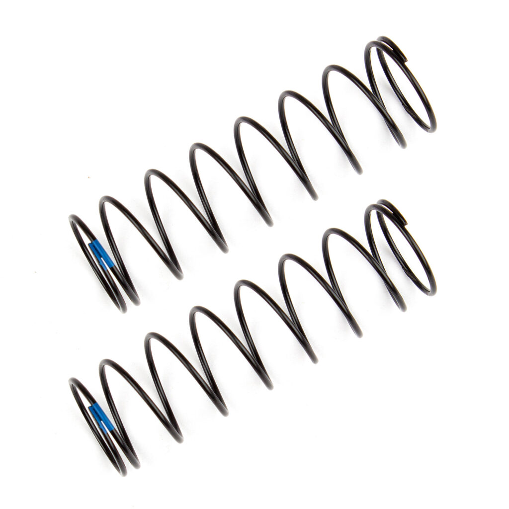 Team Associated Rear Shock Springs, blue, 2.20 lb in, L61mm