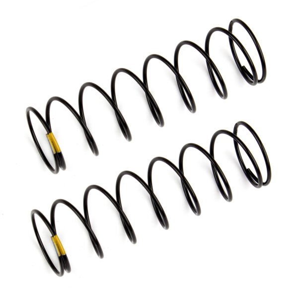 Team Associated Rear Shock Springs, yellow, 2.30 lb in, L61mm