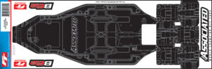 Team Associated RC10B6.2 FT Chassis Protective Sheet, printed
