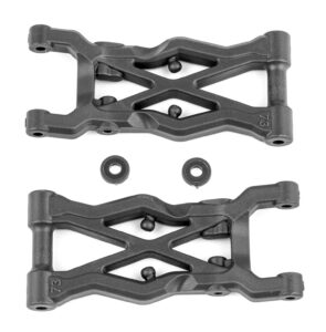 Team Associated RC10B6.3 FT Rear Suspension Arms 73mm, carbon fiber