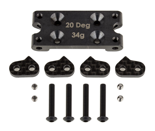Team Associated RC10B6 FT Steel Bulkhead [20 DEG]