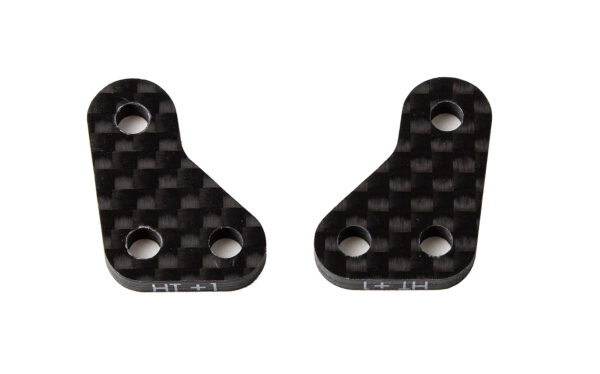 Team Associated RC10B6.3 FT Carbon Fiber Steering Block Arms, HT +1
