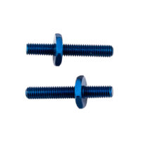 Team Associated RC10B6 FT Aluminium Battery Strap Shoulder Screw, Blue