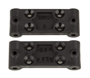 Team Associated RC10B6.4 Front Bulkhead Set, 0deg and 2.5deg