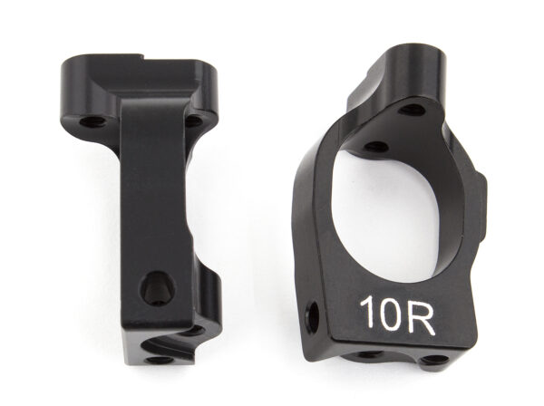 Team Associated B64 Aluminum Caster Blocks, 10 deg. (in kit, B64D)
