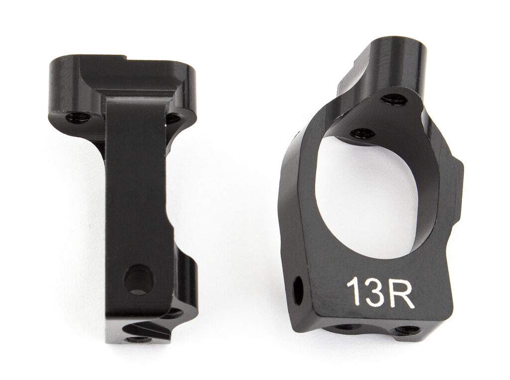 Team Associated B64 Aluminum Caster Blocks, 13 deg.