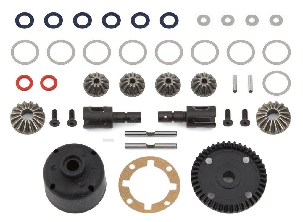 Team Associated B64 Gear Diff Kit, front and rear