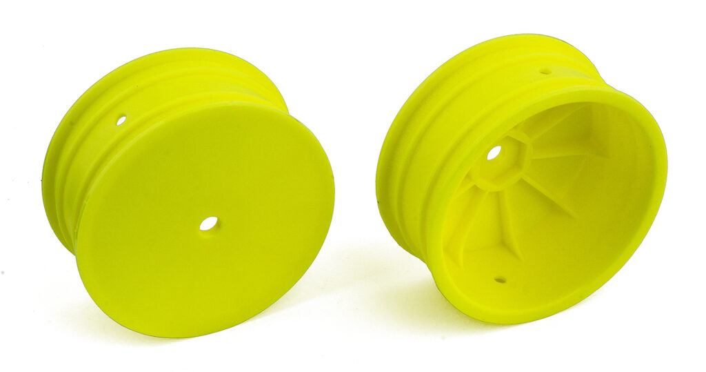 Team Associated Wheels Front 4wd 2.2" 12mm Yellow (92096)
