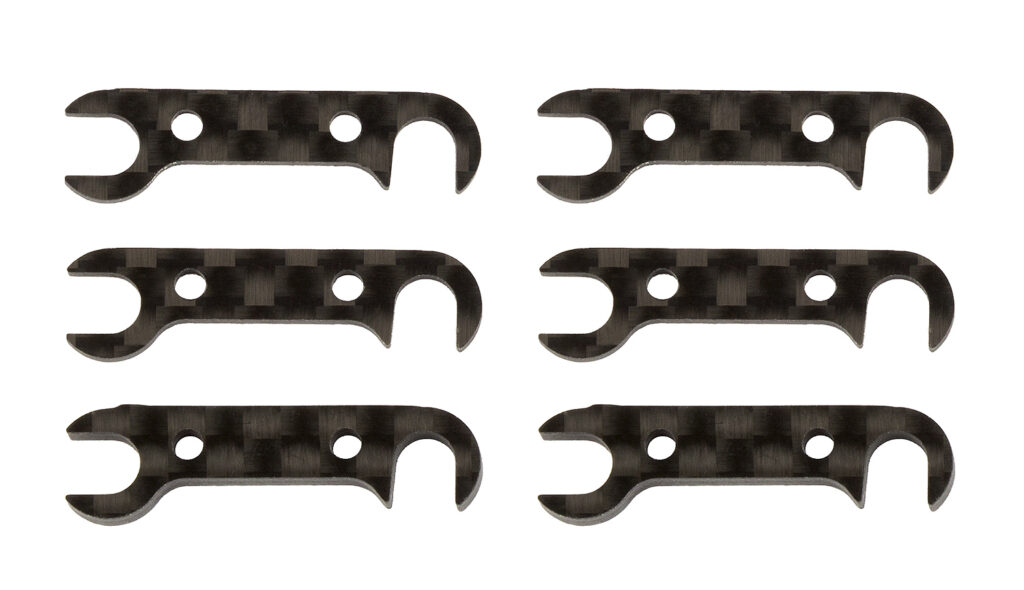 Hub Link Shim Set, Rear, RC10B74 FT Graphite (92185)
