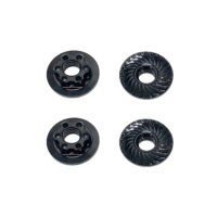 Wheel Nuts M4 FT Low Profile Black (92254) Team Associated