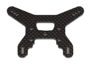 Team Associated RC10B74.1 FT Rear Shock Tower, 31mm V2, carbon fiber