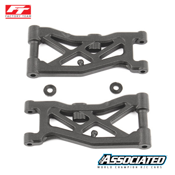 Suspension Arms Front RC10B74 FT Carbon (92297)