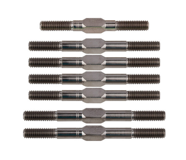 Turnbuckle Set RC10B74.2 3.5mm FT Titanium (92361)