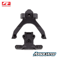Top Plate and Ballstud Mount RC10B7 FT Carbon (92404)