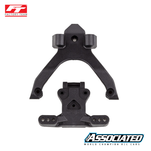 Top Plate and Ballstud Mount RC10B7 FT Carbon (92404)