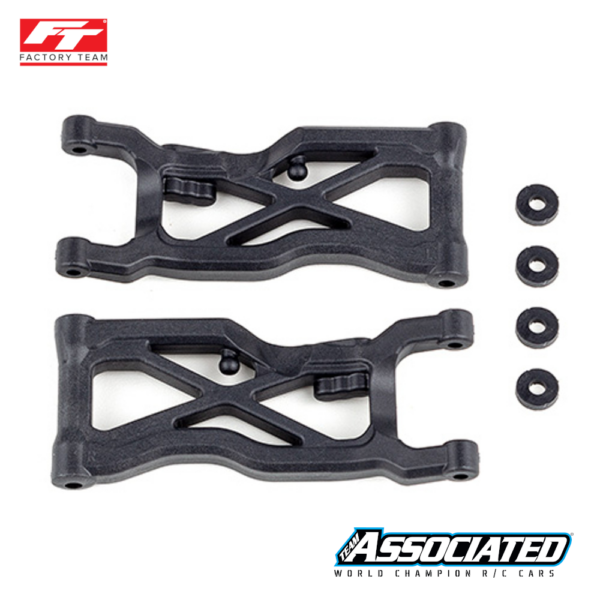 Suspension Arms Rear RC10B7 FT Carbon (92409)