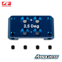 Bulkhead RC10B7 FT Blue +/-2.5 deg. (92437)