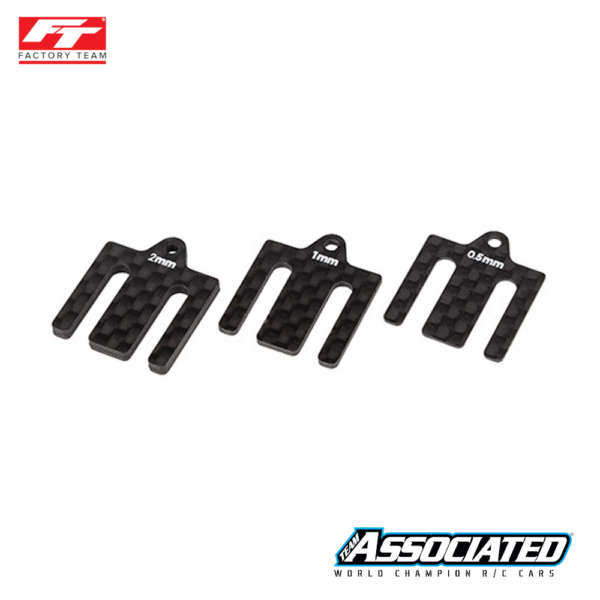Bulkhead Shims RC10B7 FT Carbon (92438)