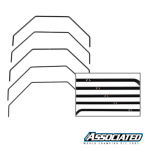 Anti-roll Bar Set, Rear RC10B7 (92458)