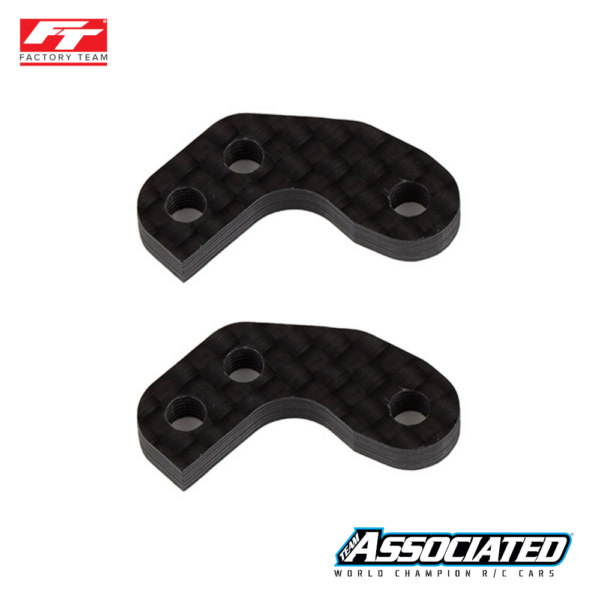 Caster Block Link Mount Set RC10B7 FT +1mm (92466)