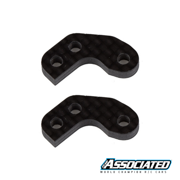 Caster Block Link Mount Set RC10B7 Carbon 0 (92467)