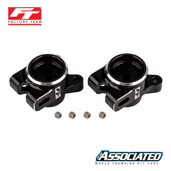 Hub Set, Rear RC10B7 FT Black (92472)
