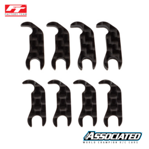 Steering Block Mount Shim Set, carbon fiber RC10B7 FT (92495)