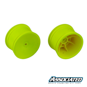 Team Associated Wheels Rear 1/10 2.2" 12mm hex Yellow (9696)