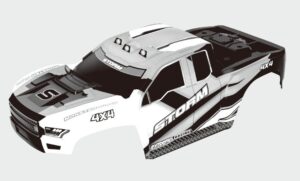 Absima Pickup Shell (Blue) STORM