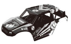 Absima Roll Cage Shell (Red) THUNDER