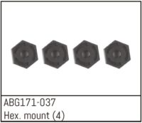 Absima Hex Wheel Hubs (4)
