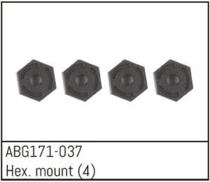 Absima Hex Wheel Hubs (4)