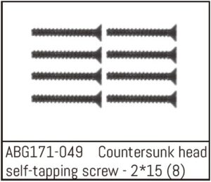 Absima Countersunk Screw M2*15 (8)