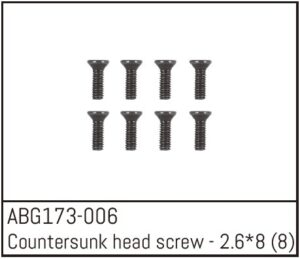 Absima Flat Head Screw M2.3*6 (8)