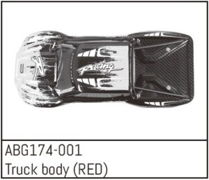 Absima Truck Body (RED)