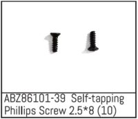 Absima Self-tapping Phillips Screw 2.5*8 - Mini AMT (10)
