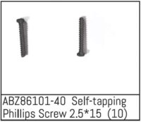 Absima Self-tapping Phillips Screw 2.5*15 - Mini AMT (10)