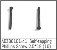 Absima Self-tapping Phillips Screw 2.5*18 - Mini AMT (10)