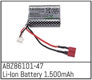 Absima Li-Ion Battery 1.500mAh - Mini AMT