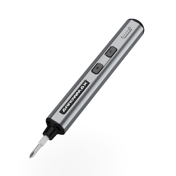 Arrowmax SES Mini Electric Screwdriver with Alu Case (28 in 1) Space Gray