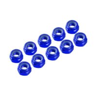 Nuts M3 Nylon (10) (UR1502) Ultimate Racing Blue