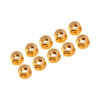 Nuts M4 Nylon AL (10) (UR1514) Ultimate Racing Orange